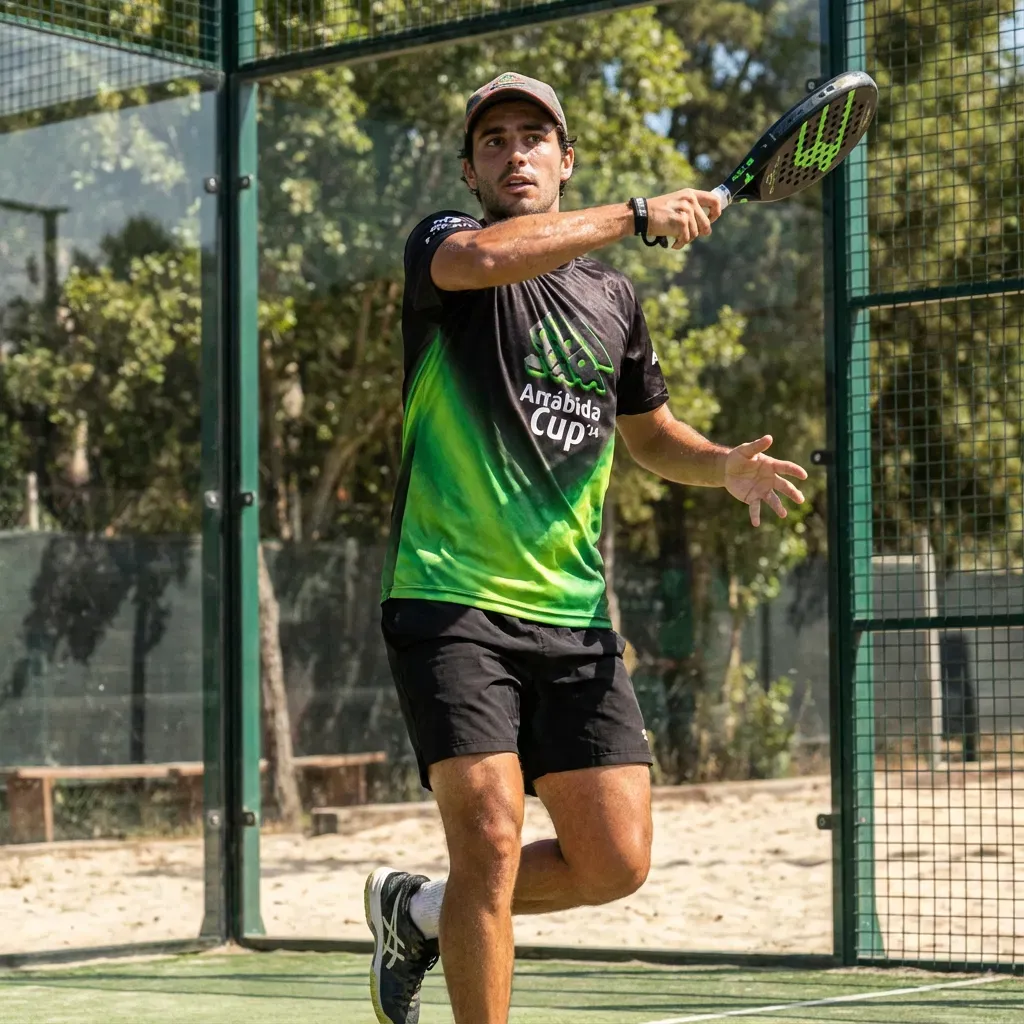 Camisola de padel personalizada Arrábida Cup