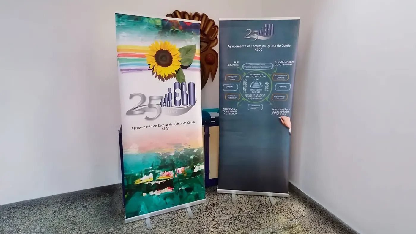 Roll-ups personalizados para eventos
